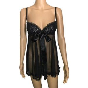 Victoria's Secret Sexy Little Things Babydoll Sheer Nightie Lingerie